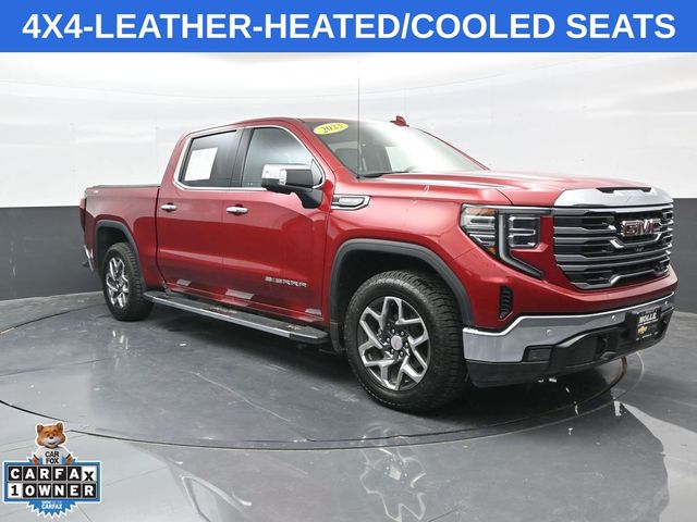 Volcanic Red 2023 GMC Sierra 1500 Pickup Truck Four-Wheel Drive Automatic