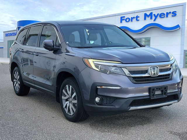 Gray (Modern Steel Metallic) 2021 Honda Pilot SUV / Crossover All-Wheel Drive 9-Speed Automatic