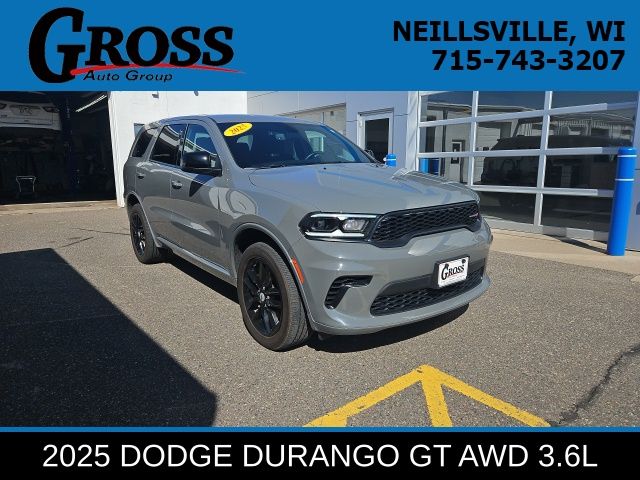 Destroyer Gray Clearcoat 2025 Dodge Durango GT AWD SUV / Crossover All-Wheel Drive 8-Speed Automatic