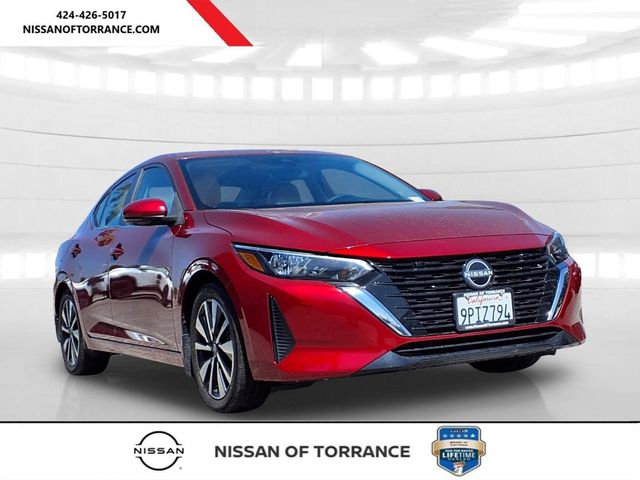 Red (Scarlet Ember Tintcoat) 2024 Nissan Sentra Sedan Front-Wheel Drive Continuously Variable Transmission