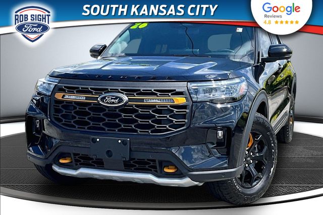 Black Metallic 2026 Ford Explorer SUV / Crossover All-Wheel Drive Automatic