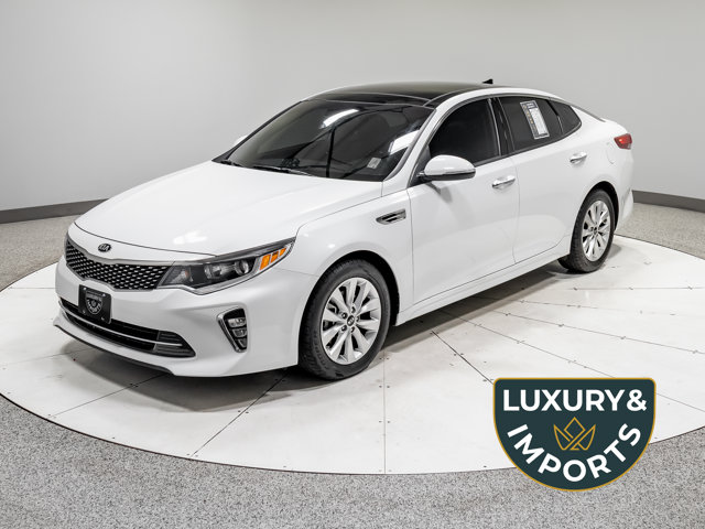 Snow White Pearl 2018 Kia Optima Sedan Front-Wheel Drive 6-Speed Automatic