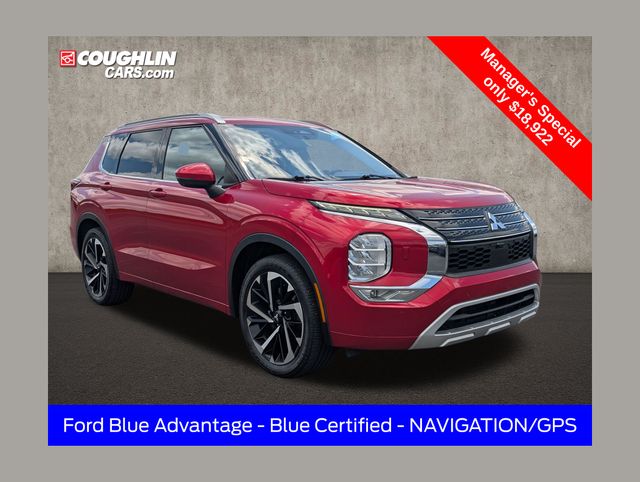 Red Diamond 2022 Mitsubishi Outlander SUV / Crossover All-Wheel Drive Continuously Variable Transmission