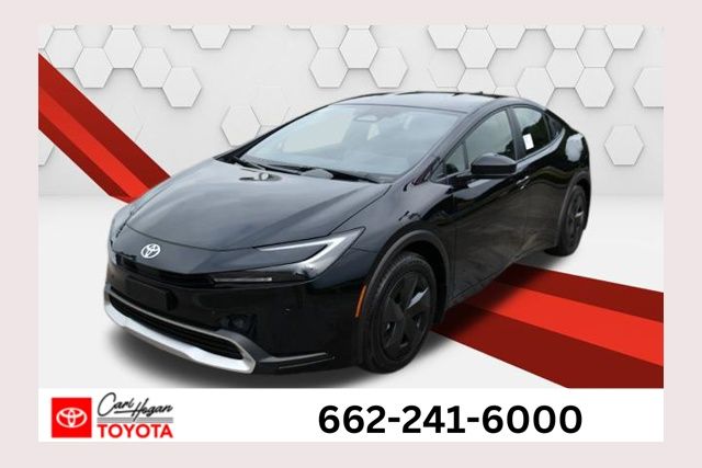 Midnight Black 2026 Toyota Prius Plug-In Hybrid Hatchback Front-Wheel Drive Continuously Variable Transmission