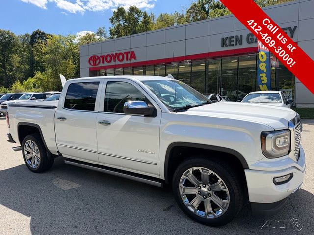 White Frost Tricoat 2018 GMC Sierra 1500 Pickup Truck Four-Wheel Drive 8-Speed Automatic Overdrive
