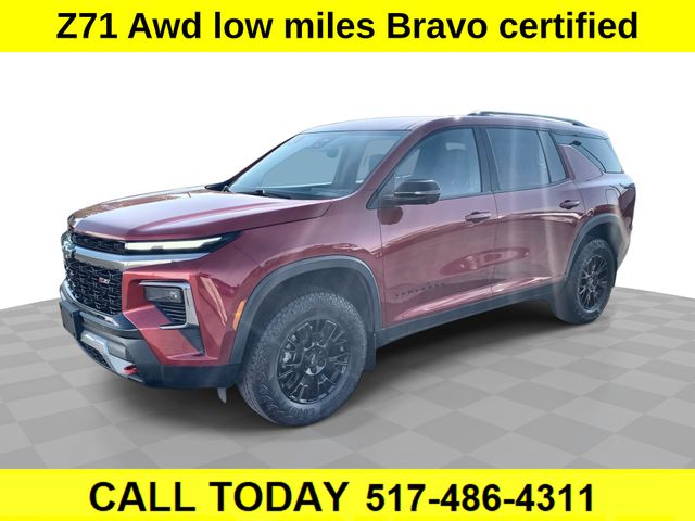 Radiant Red Tintcoat 2025 Chevrolet Traverse SUV / Crossover Four-Wheel Drive 8-Speed Automatic