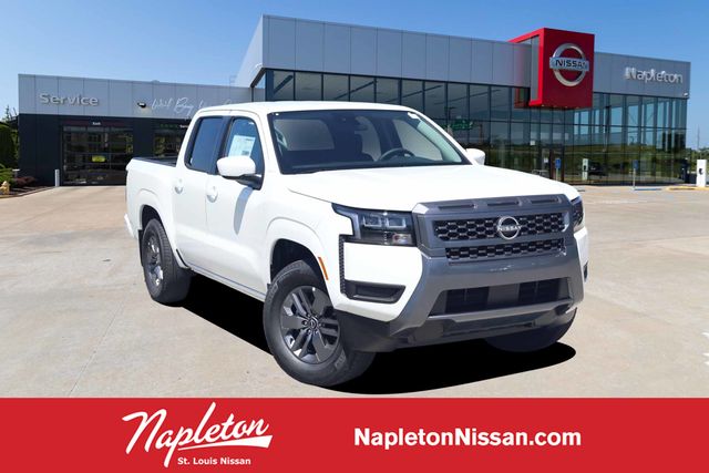 Glacier White 2026 Nissan Frontier Pickup Truck 4X2 9-Speed Automatic Overdrive