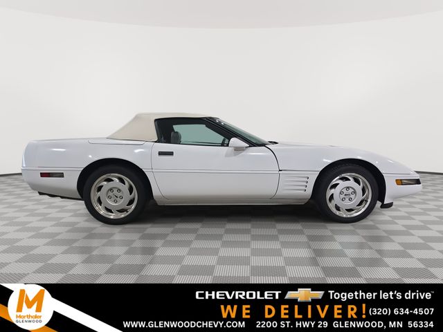 White 1992 Chevrolet Corvette Convertible Rear-Wheel Drive 4-Speed Automatic
