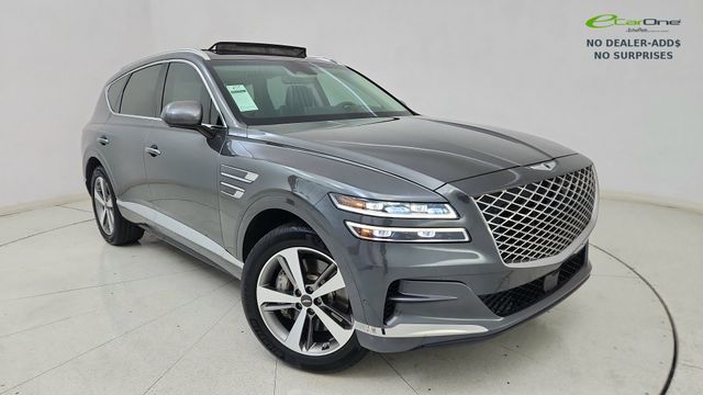 Himalayan Gray 2021 Genesis GV80 3.5T Advanced AWD SUV / Crossover 8-Speed Automatic