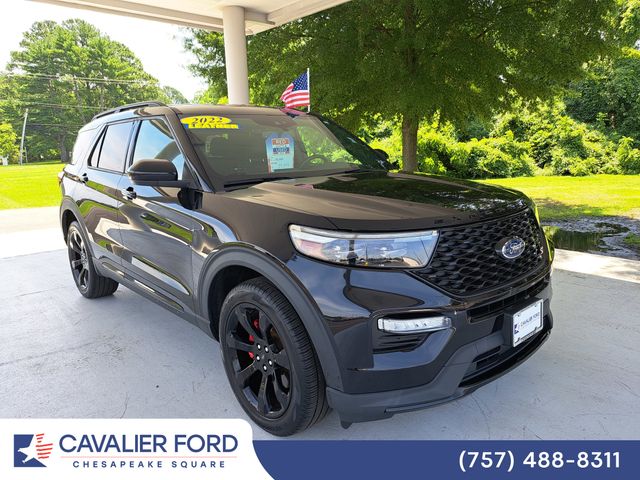 Agate Black Metallic 2022 Ford Explorer SUV / Crossover All-Wheel Drive Automatic