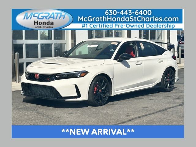 Championship White 2023 Honda Civic Type R FWD Hatchback Front-Wheel Drive 6-Speed Manual