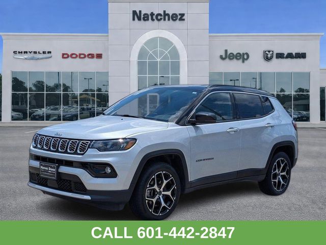 Silver Zynith Metallic Clearcoat 2025 Jeep Compass Limited 4WD SUV / Crossover Four-Wheel Drive 8-Speed Automatic