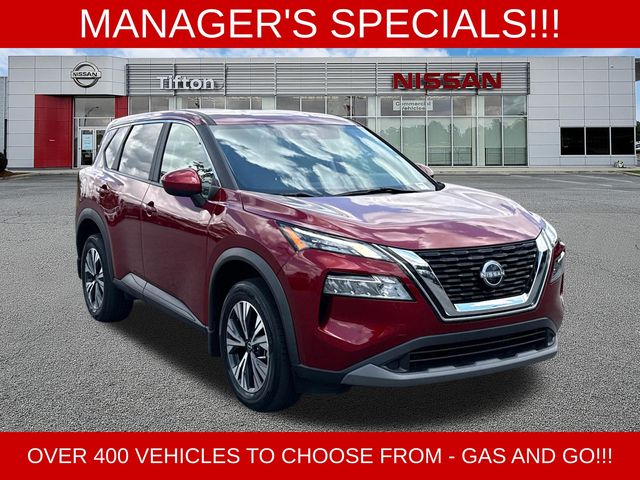 Red (Scarlet) 2023 Nissan Rogue SUV / Crossover Front-Wheel Drive Continuously Variable Transmission