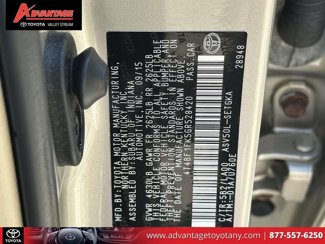 Used 2016 Toyota Camry Sedan