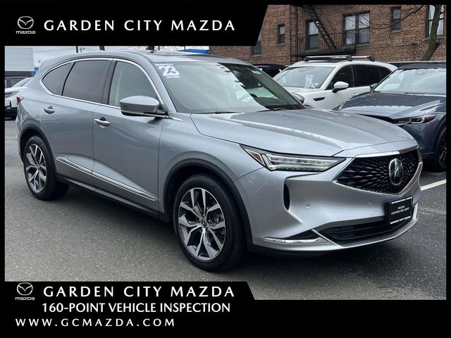 Lunar Silver Metallic 2023 Acura MDX SH-AWD with Technology Package SUV / Crossover All-Wheel Drive Automatic