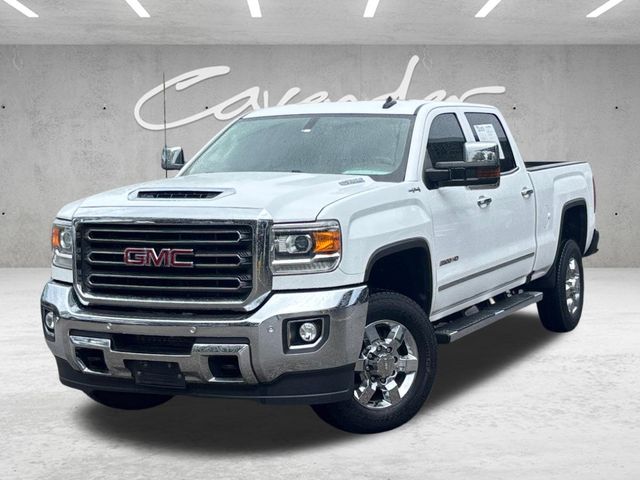 Summit White 2019 GMC Sierra 2500HD SLT Crew Cab 4WD Pickup Truck Four-Wheel Drive 6-Speed Automatic