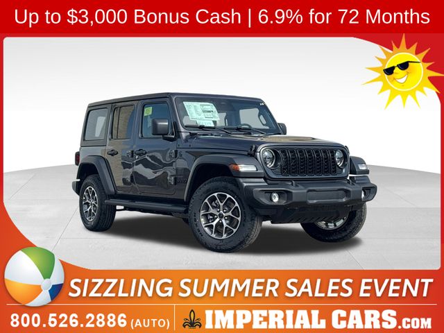 Gray (Granite Crystal Metallic Clearcoat) 2026 Jeep Wrangler SUV / Crossover Four-Wheel Drive 6-Speed Manual