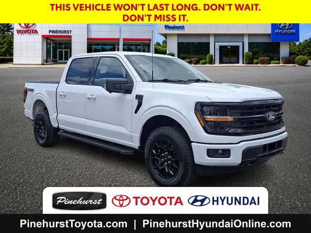 White 2024 Ford F-150 Pickup Truck Four-Wheel Drive Automatic