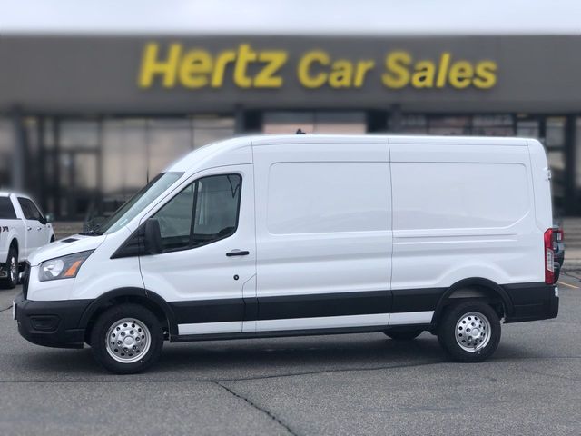 Oxford White 2023 Ford Transit Cargo 350 Medium Roof AWD Van All-Wheel Drive