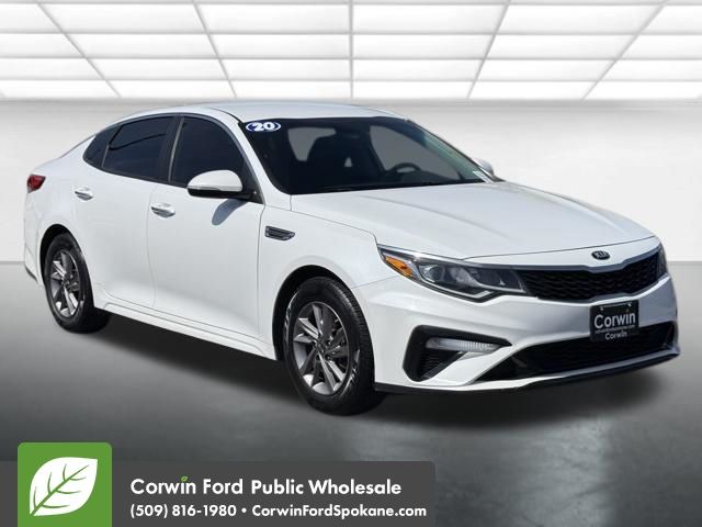 Snow White Pearl 2020 Kia Optima LX FWD Sedan Front-Wheel Drive 6-Speed Automatic