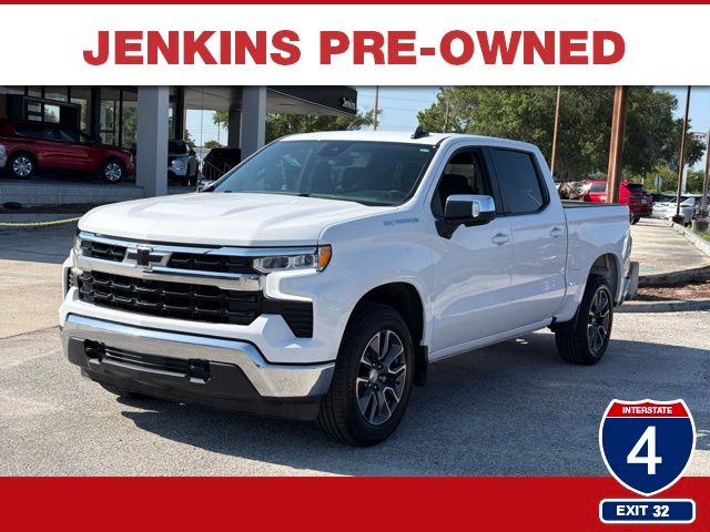 Summit White 2023 Chevrolet Silverado 1500 Pickup Truck 4X2 Automatic