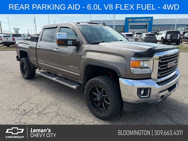 Bronze Alloy Metallic 2015 GMC Sierra 2500HD Pickup Truck Four-Wheel Drive 6-Speed Automatic Overdrive