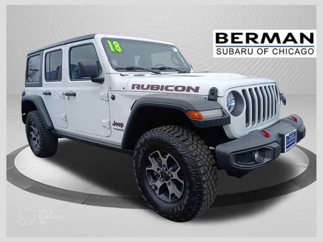 Bright White Clearcoat 2018 Jeep Wrangler SUV / Crossover Four-Wheel Drive 8-Speed Automatic