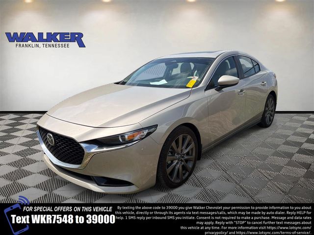 Gray (Platinum Quartz Metallic) 2024 Mazda MAZDA3 2.5 S Preferred Sedan FWD Sedan Front-Wheel Drive 6-Speed Automatic