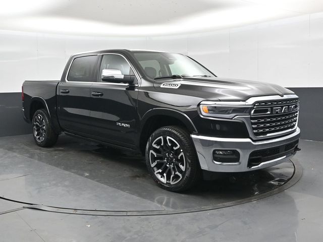 Diamond Black Crystal Pearlcoat 2026 RAM 1500 Limited Crew Cab 4WD Pickup Truck Four-Wheel Drive 8-Speed Automatic