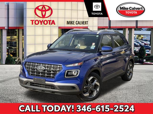 Intense Blue 2020 Hyundai Venue SEL FWD SUV / Crossover Front-Wheel Drive Continuously Variable Transmission