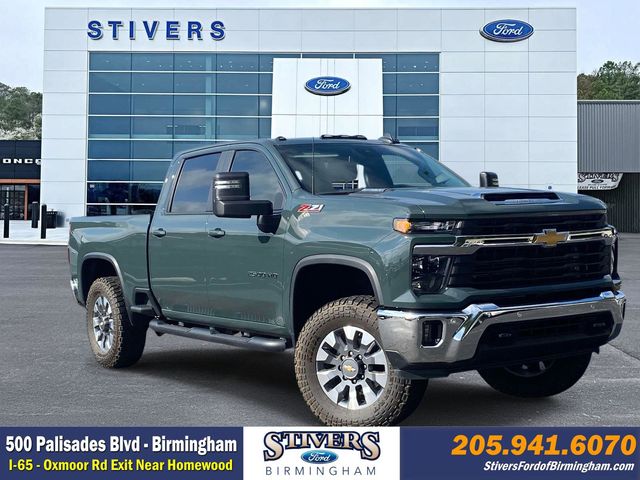 Cypress Gray 2025 Chevrolet Silverado 2500HD LT Crew Cab 4WD Pickup Truck Four-Wheel Drive Automatic