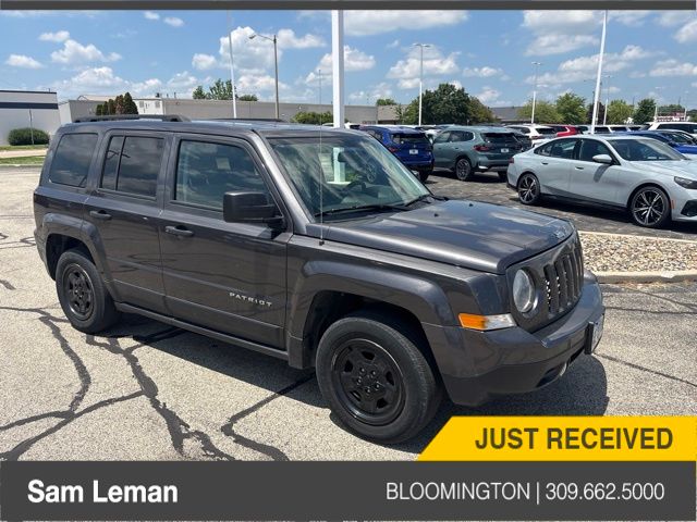 Gray (Granite Crystal Metallic Clearcoat) 2017 Jeep Patriot SUV / Crossover Front-Wheel Drive Continuously Variable Transmission