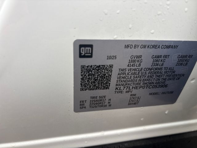 New 2026 Chevrolet Trax SUV
