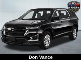 Mosaic Black Metallic 2022 Chevrolet Traverse LS AWD SUV / Crossover Four-Wheel Drive 9-Speed Automatic