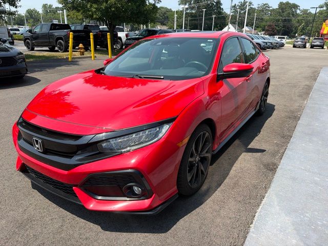 Rallye Red 2019 Honda Civic Hatchback Hatchback Front-Wheel Drive Continuously Variable Transmission