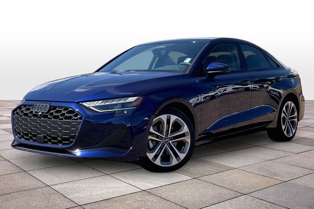 Blue 2026 Audi A3 Sedan All-Wheel Drive 7-Speed Automatic