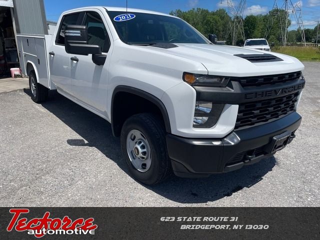 Summit White 2021 Chevrolet Silverado 2500HD Pickup Truck Four-Wheel Drive 6-Speed Automatic