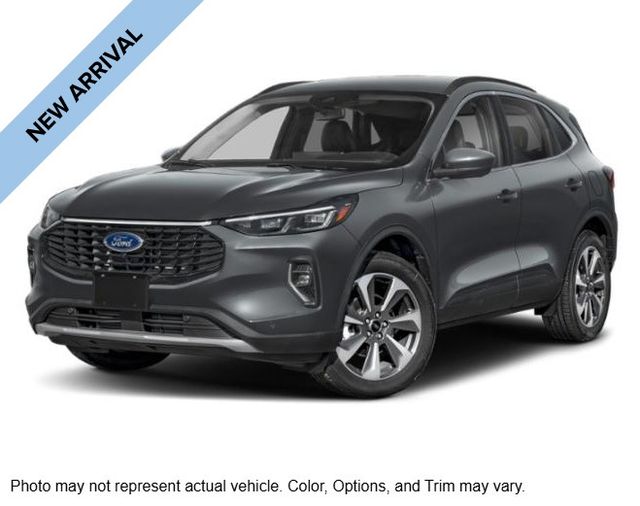 Gray Metallic 2025 Ford Escape Hybrid Platinum AWD SUV / Crossover All-Wheel Drive Continuously Variable Transmission