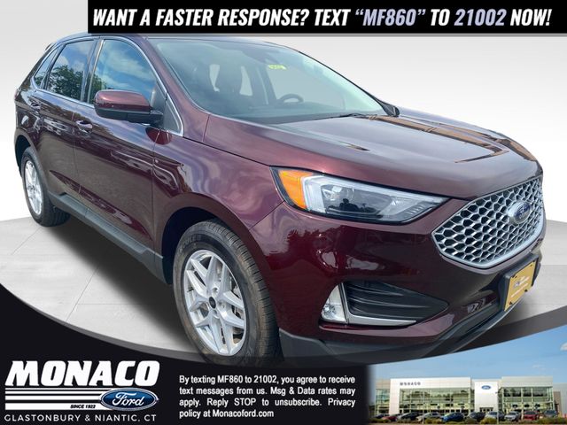 Red (Burgundy) 2024 Ford Edge SUV / Crossover All-Wheel Drive 8-Speed Automatic