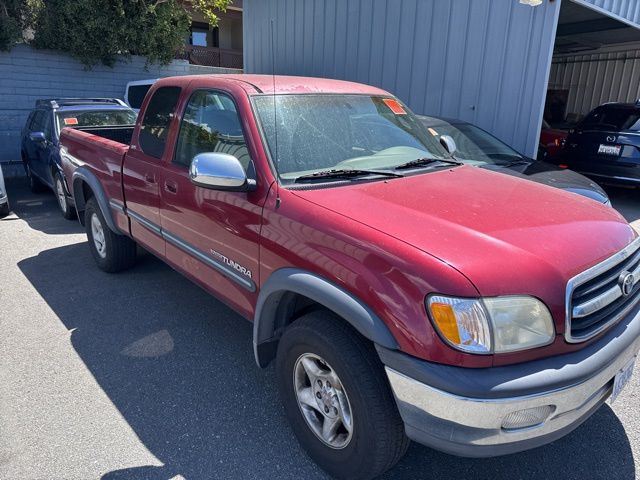 Red 2000 Toyota Tundra V8 SR5 4 Door Extended Cab 4WD Pickup Truck Four-Wheel Drive 4-Speed Automatic