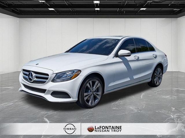 Polar White 2018 Mercedes-Benz C-Class Sedan All-Wheel Drive 9-Speed Automatic
