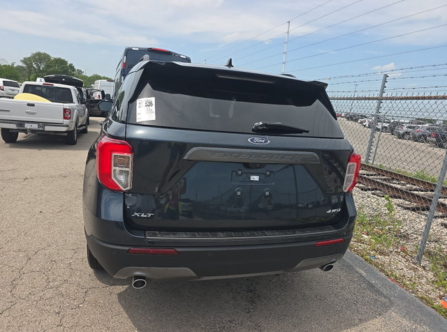 2023 Blue Metallic Ford Explorer XLT 4X4 SUV