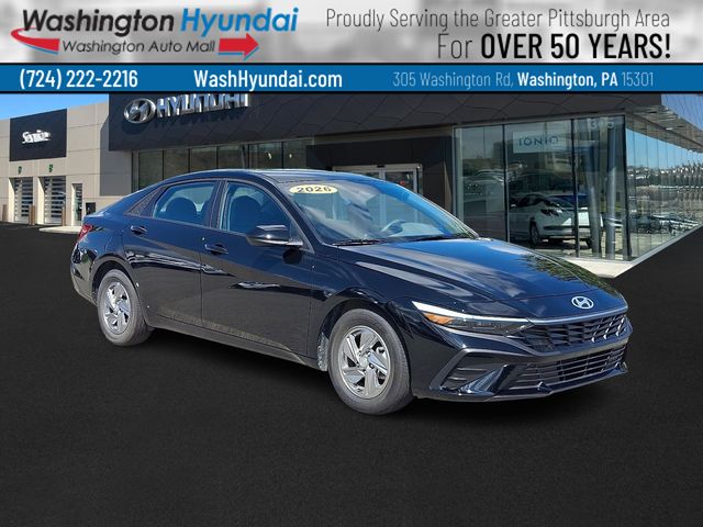 Abyss Black 2026 Hyundai Elantra Sedan Front-Wheel Drive Continuously Variable Transmission