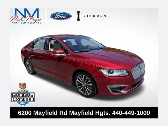 Ruby Red Metallic 2018 Lincoln MKZ Hybrid Select FWD Sedan Front-Wheel Drive Continuously Variable Transmission