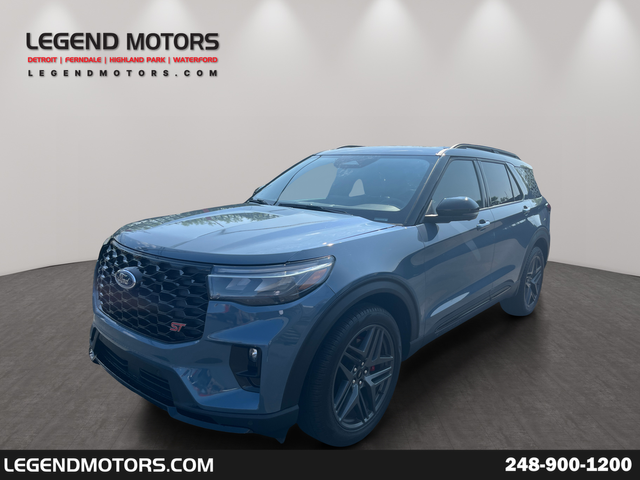 Vapor Blue 2025 Ford Explorer SUV / Crossover All-Wheel Drive Automatic