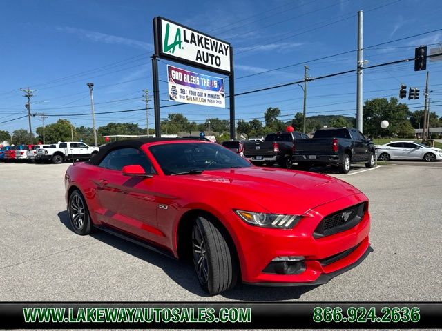 Race Red 2016 Ford Mustang Convertible Rear-Wheel Drive 6-Speed Automatic