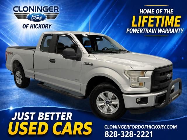 Ingot Silver Metallic 2015 Ford F-150 Pickup Truck Four-Wheel Drive 6-Speed Automatic