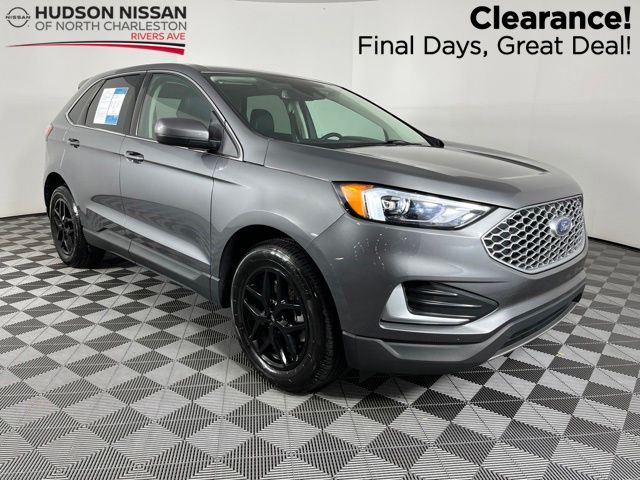 Gray Metallic 2024 Ford Edge SUV / Crossover All-Wheel Drive 8-Speed Automatic