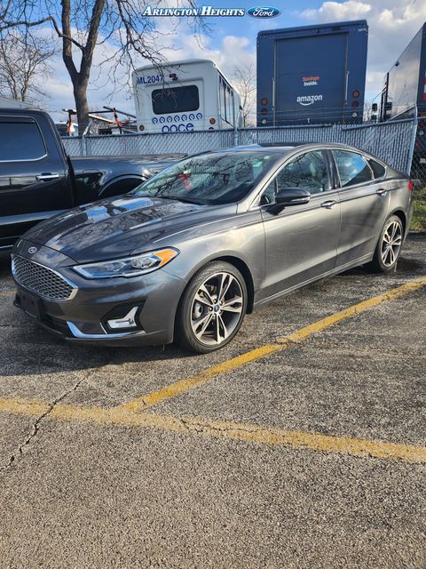 Gray (Magnetic Metallic) 2020 Ford Fusion Titanium FWD Sedan Front-Wheel Drive 6-Speed Automatic