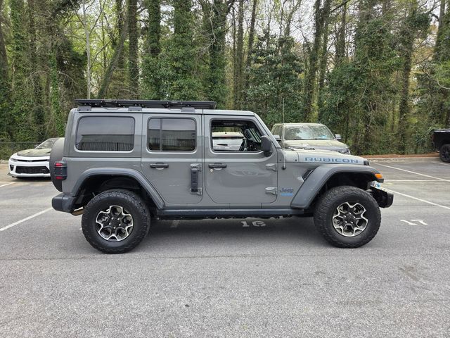 Used 2021 Gray Jeep Unlimited Rubicon 4xe image 10